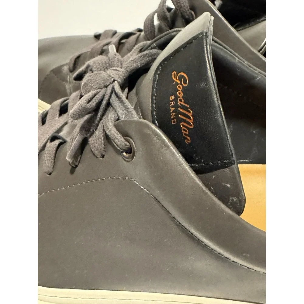 Good Man Brand Edge Sneaker 12 Gray Lace Up Made in Italy Leather